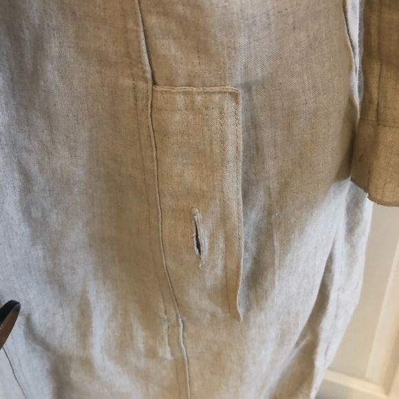 Frilled Light linen jacket , size Xl - Picture 7 of 11